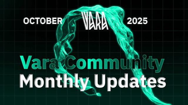 Vara Monthly Recap | October 2025