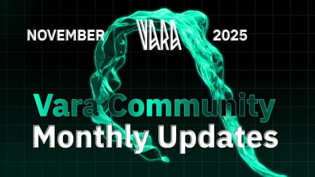 Vara Monthly Recap | November 2025