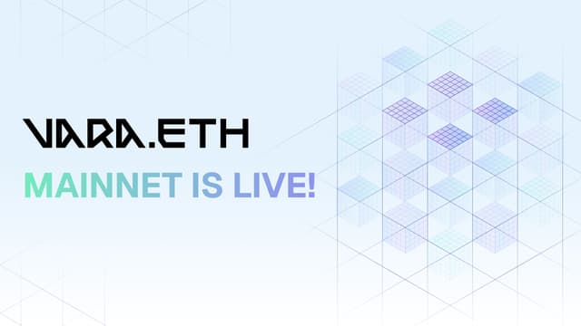 Vara.eth is live on Ethereum mainnet.
