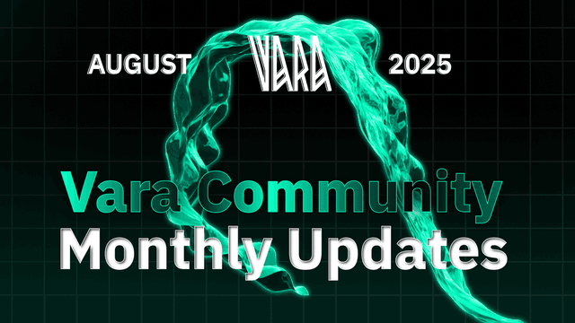 Vara Monthly Recap | August 2025
